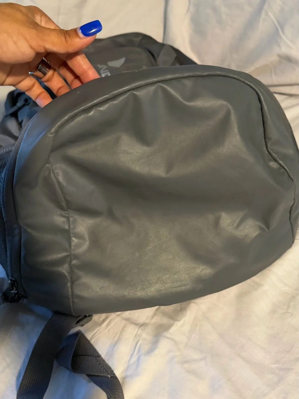 Under Armour Dark Gray Backpack with Reflective Logo